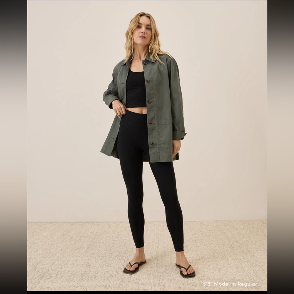 NWT Pact Organic Daily Twill Oversized Lightweight Jacket XXS / XS / S - Picture 5 of 12